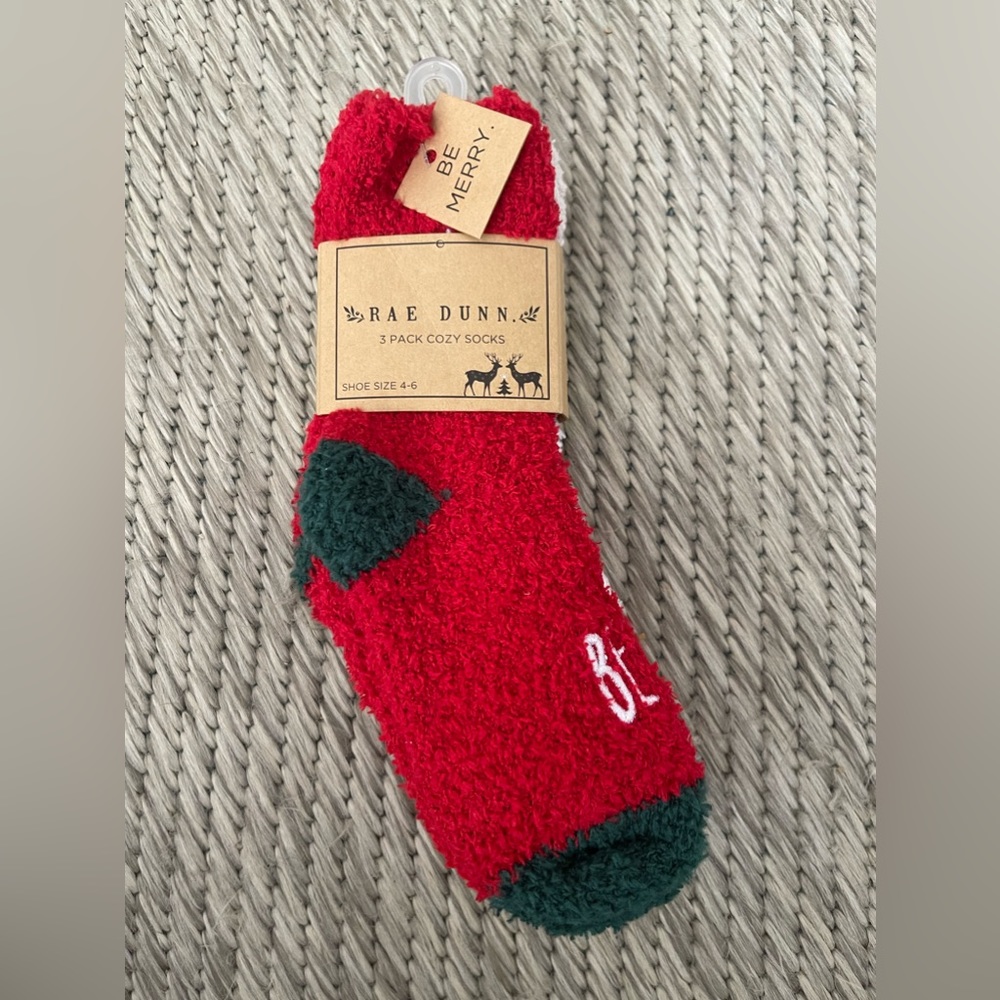 Rae Dunn Childrens Christmas Socks